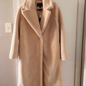 Banana Republic Long Teddy Coat